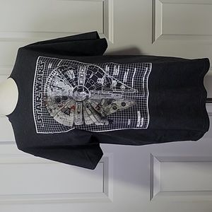 STAR WARS GRAPHIC SHORT SLEEVE GRAPHIC CREWNECK MENS T-SHIRT XL